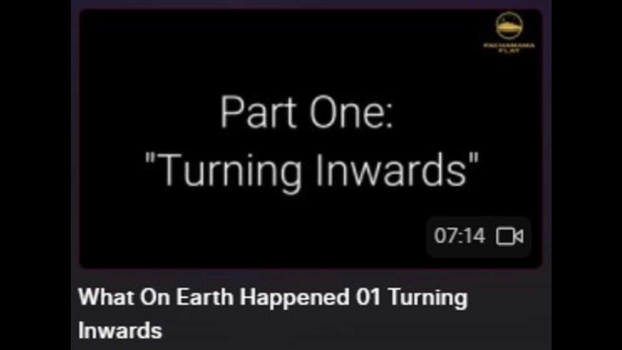 What On Earth Happened 01 Turning Inwards