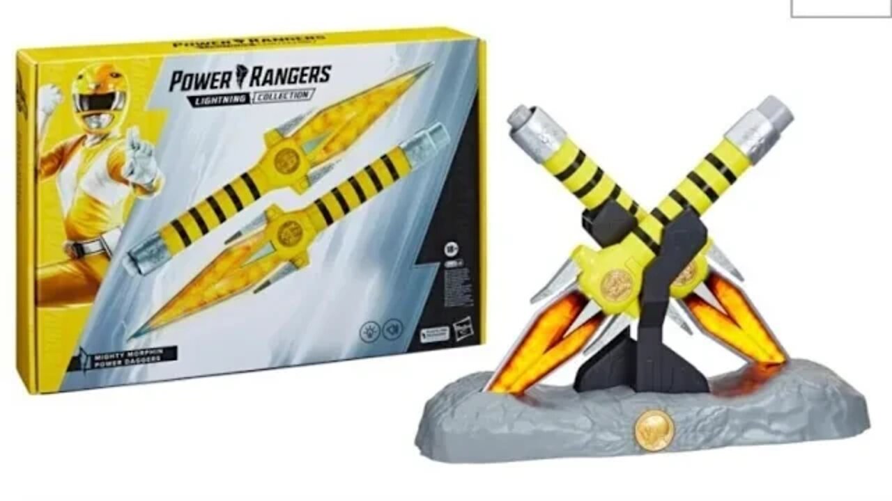 Yellow Ranger Power Daggers Are Coming! #powerrangerslightningcollection #MMPR #PowerRangers