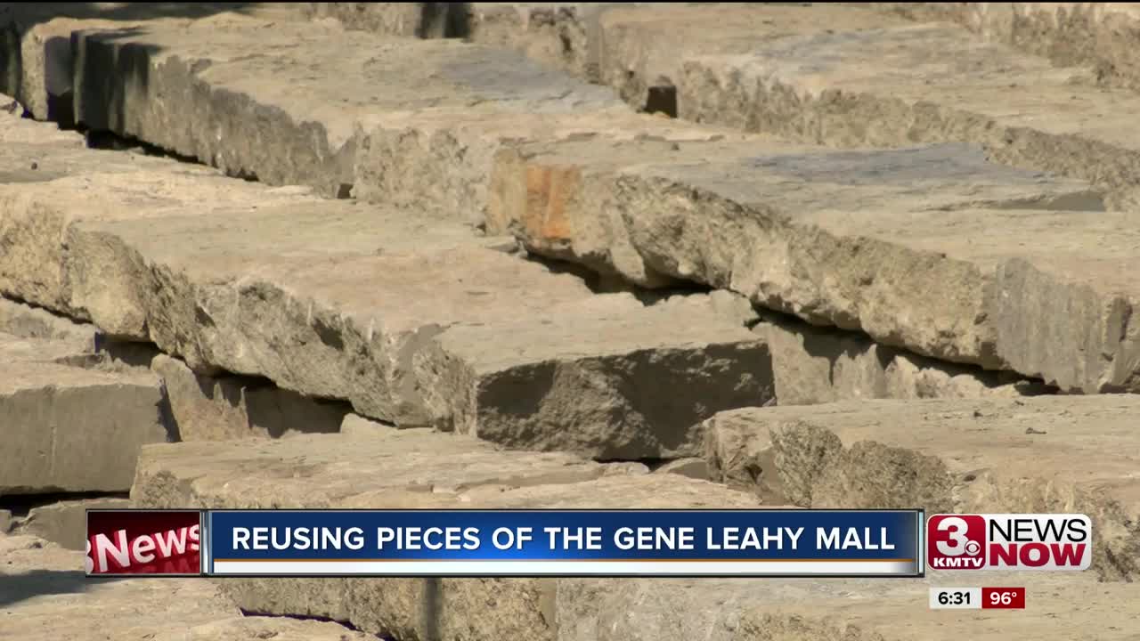 Riverfront Revitalization Project reusing materials from Gene Leahy Mall