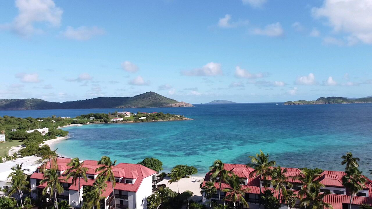 Drone Practice at Sapphire Beach in St. Thomas USVI