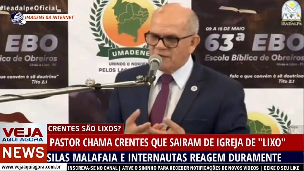 PASTOR CHAMA CRENTES QUE SAIRAM DA IGREJA DE "LIXO". MALAFAIA E INTERNAUTAS REAGEM