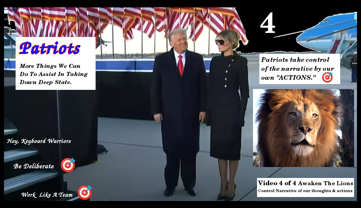 Video Four (4) of Four (4) Patriots controlling narrative self talk 🔥