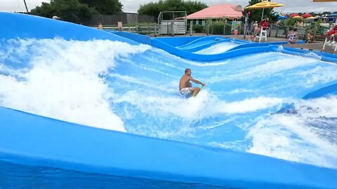 flowrider - Andrew - 15 at Soak City, Kings Island