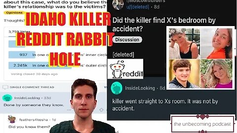 UNBECOMING IDAHO KILLER REDDIT RABBIT HOLE