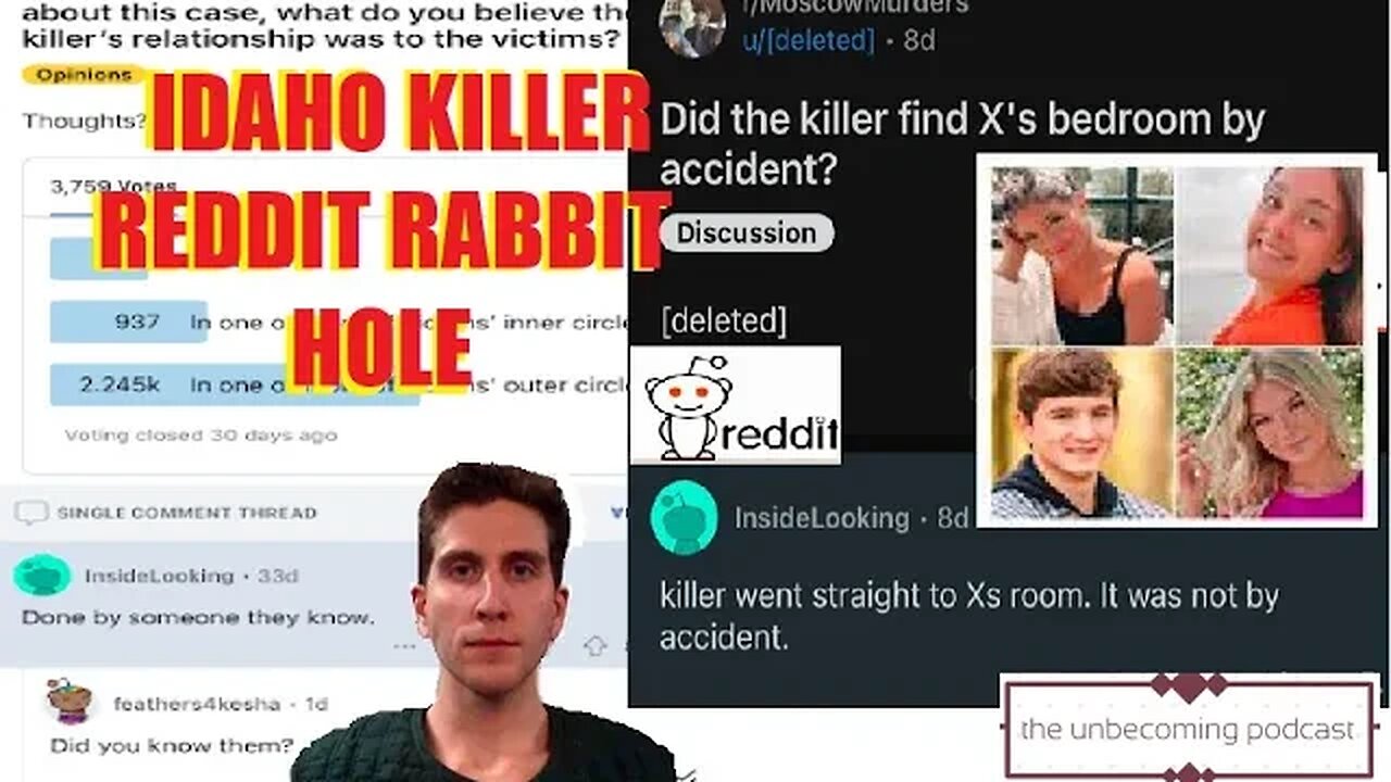 UNBECOMING IDAHO KILLER REDDIT RABBIT HOLE
