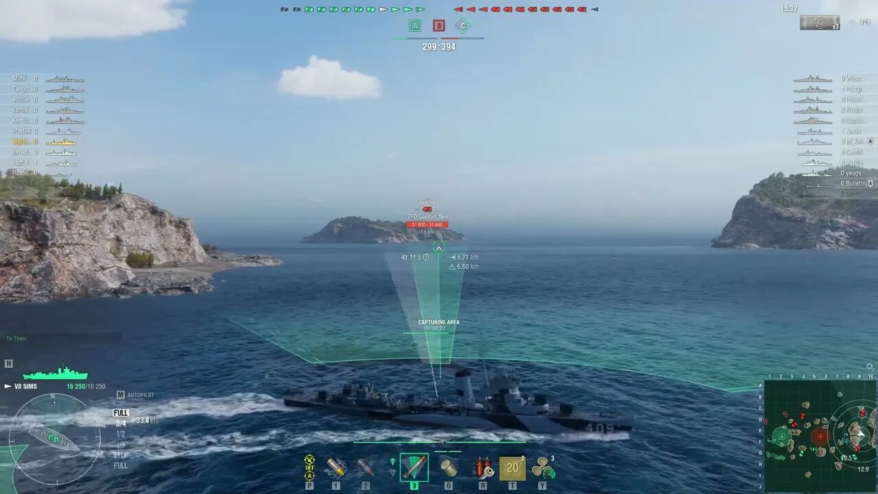 World of Warships Sims