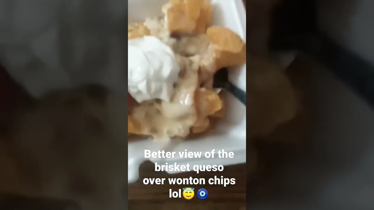 a better view lol brisket queso over the chips🧿