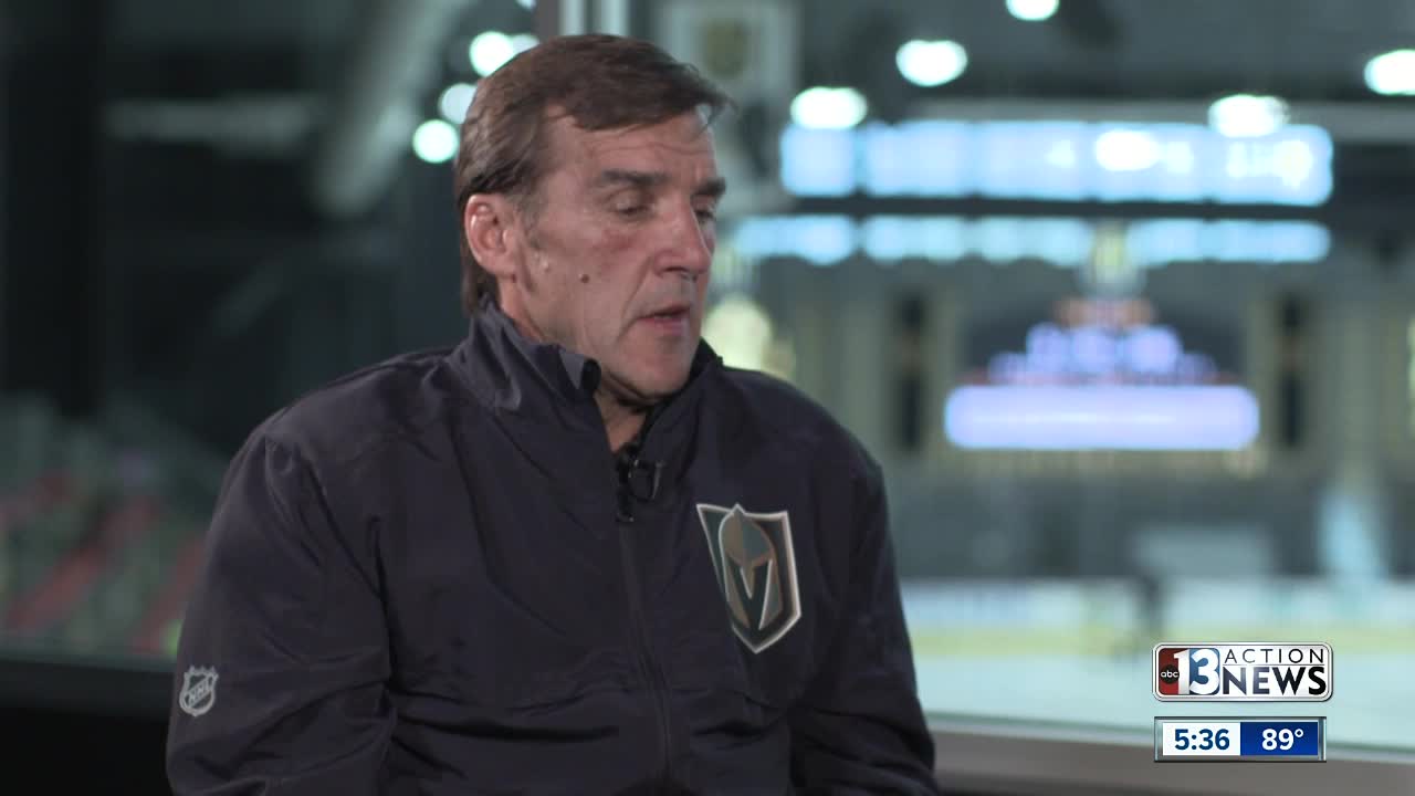 George McPhee talks about VGK blue line