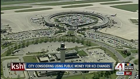 City considering using public money for KCI changes