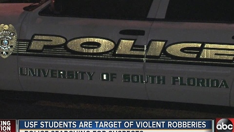 USF students are target of violent robberies