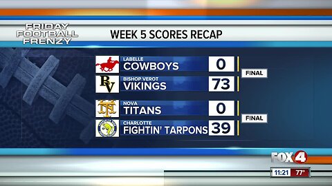 Week 5 Final Scores and Highlights High School Football Southwest Florida