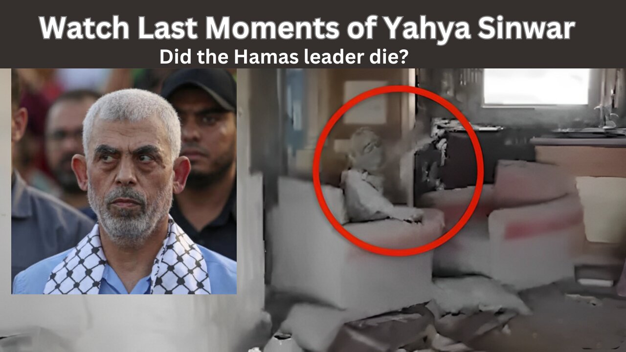 Yahya Sinwar's Last Moments : Eliminated by IDF