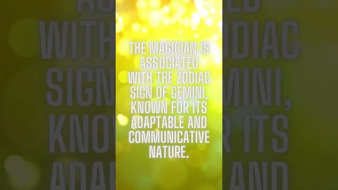 "The Magician: Gemini's Connection to Tarot's First Card"