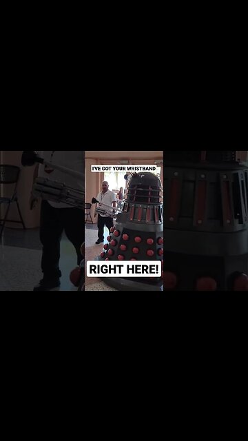 #DALEK VS #SECURITY #TBCC #TBCC2022 #DALEKHAL #DOCTORWHO YouTube.com/TheLegendOfTheTravelingTARDIS