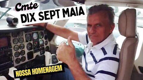 Homenagem Póstuma ao Cmte Dix Sept Maia #aviation #plane #viral