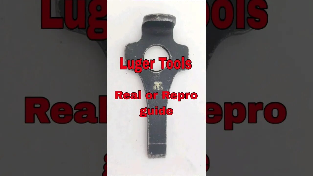 Luger tool , how to spot a real or reproduction tool , guide P.08 #blackwidow #shorts #luger #ww2