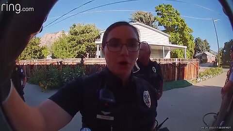 The correct way to address police officers. ＂Get off my property bitch＂