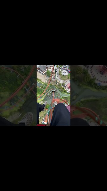 Worlds Craziest Rollercoaster #shorts #views #youtubeshorts #subscribe #viral #shortsfeed