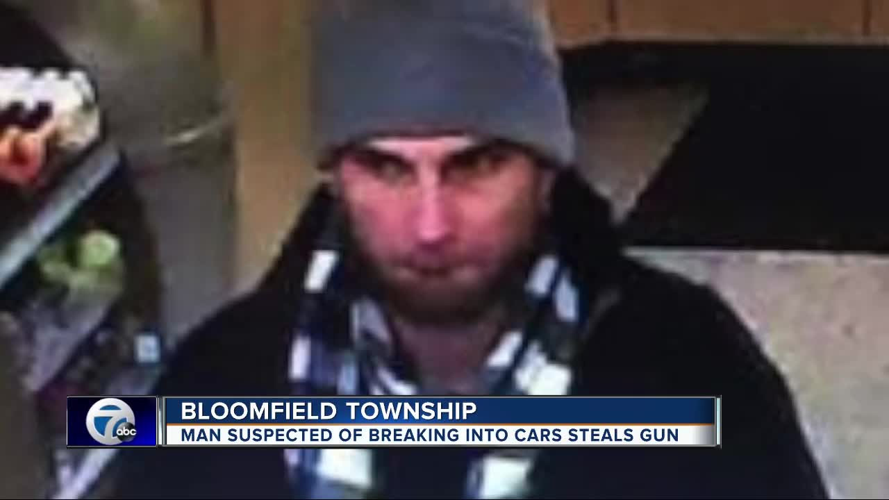 Police looking for stolen gun stolen out of unlocked car in Bloomfield Township neighborhood