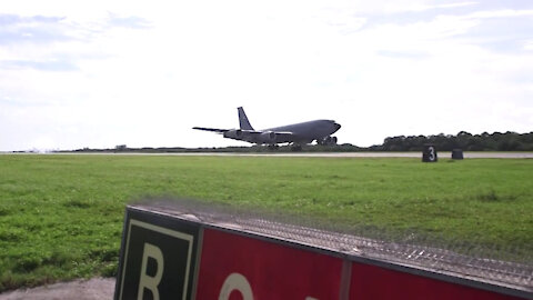 KC-135 Landing BRoll