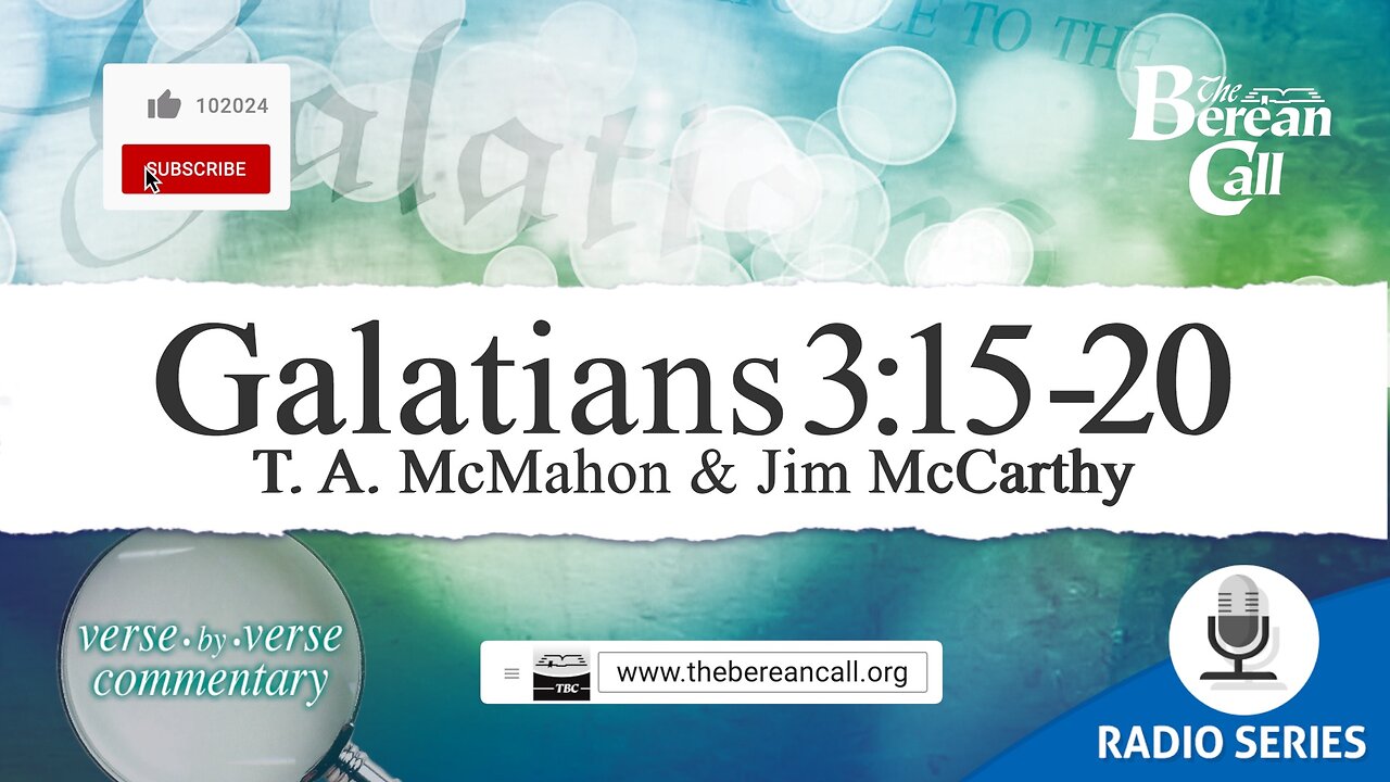 Galatians 3:5-20 - A Verse by Verse Study with Jim McCarthy