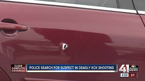 KCKPD seeks suspect in deadly shooting near 78th and I-70