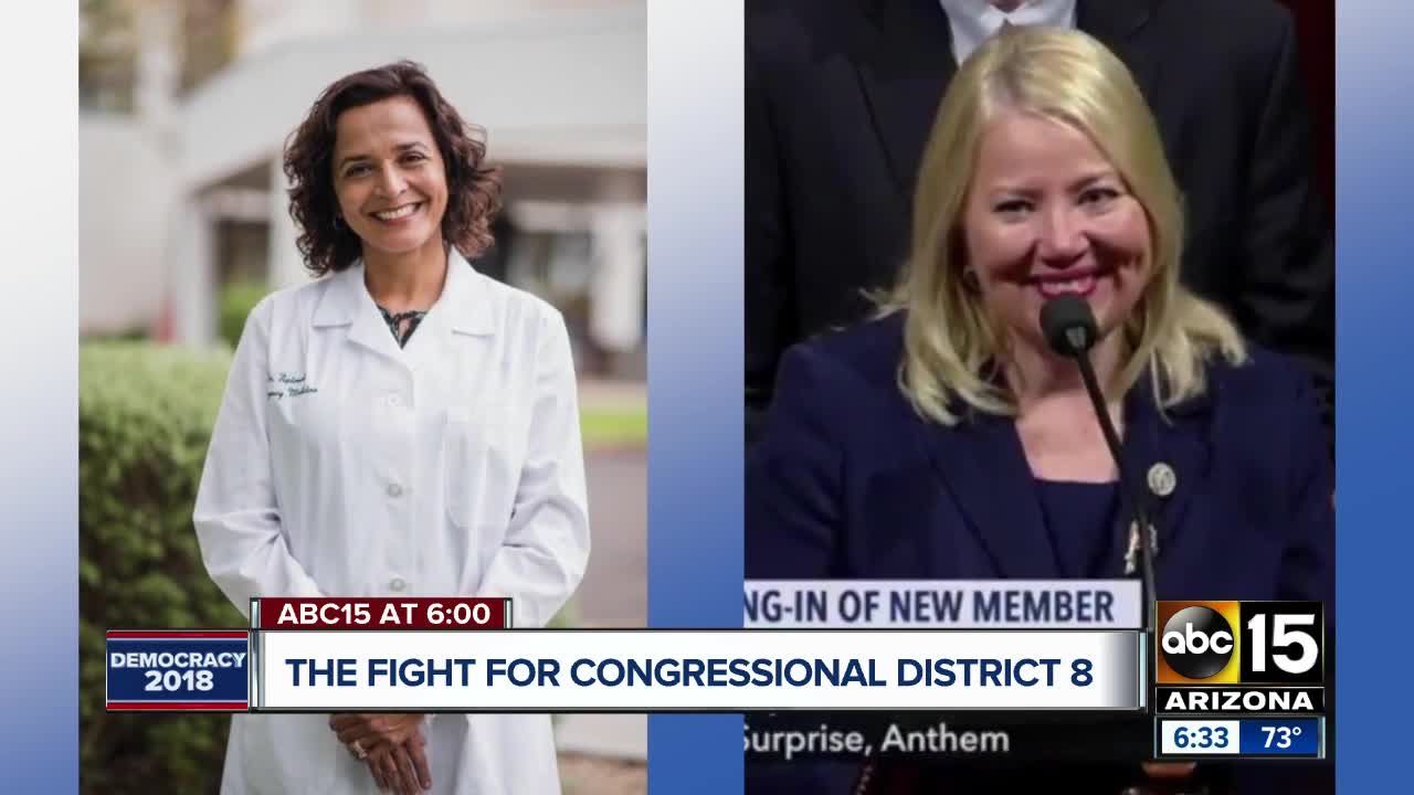 Debbie Lesko, Hiral Tipirneni face off in tight Congressional District 8 battle