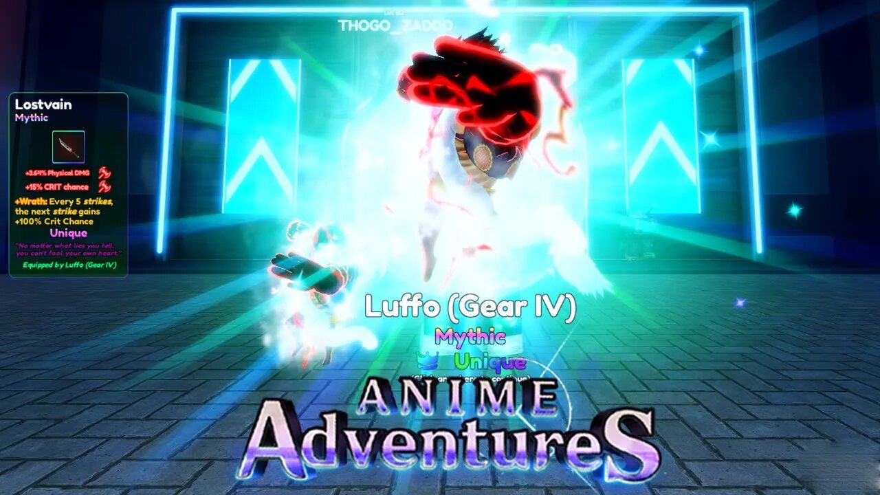 SORTUDINHO ESTE CAUVINHO... ESSE F2P PEGOU LUFFY GEAR 4 COM UNIQUE NO ANIME ADVENTURES!!!