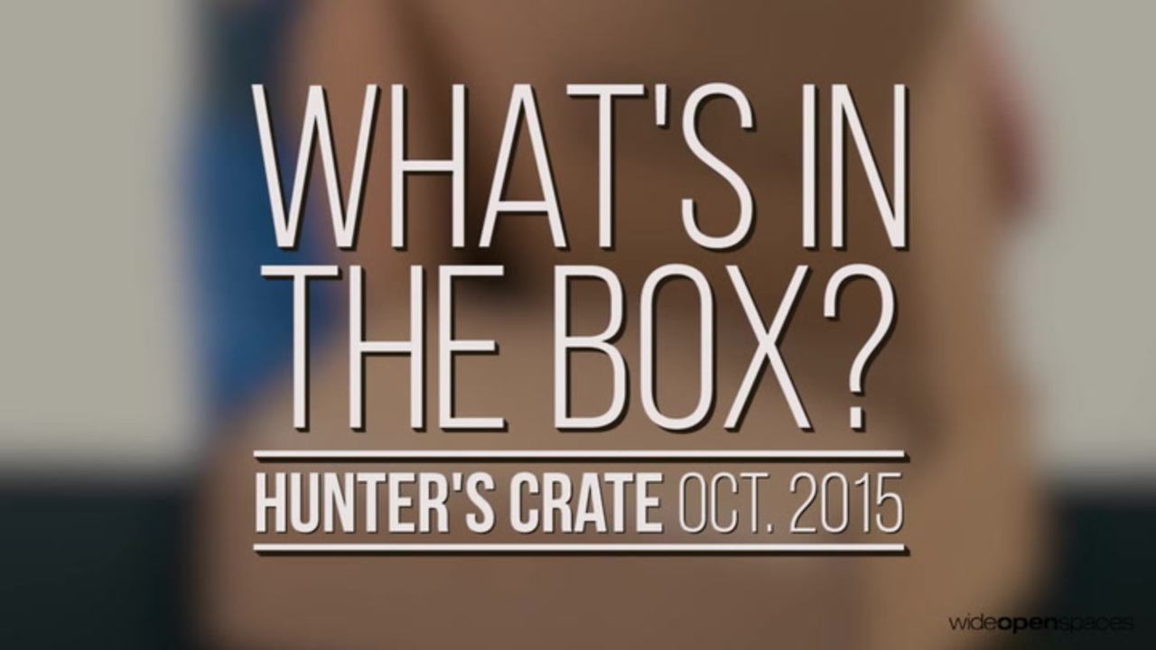 Unboxing Hunter's Crate October 2015