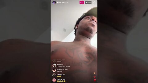 KODAK BLACK IG LIVE: Kodak With His Baby Mother And Gets Ready On Live (05/23/23)