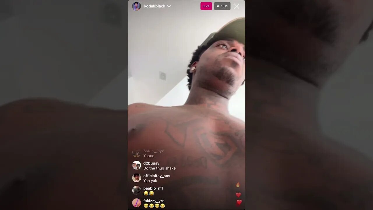 KODAK BLACK IG LIVE: Kodak With His Baby Mother And Gets Ready On Live (05/23/23)