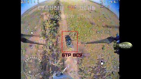 Russian FPV kamikaze drones chase down AFU vehicles