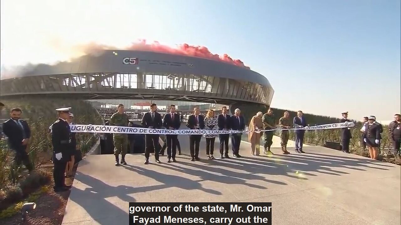 Inauguración del C5i, desde Zapotlán de Juárez, Hidalgo.