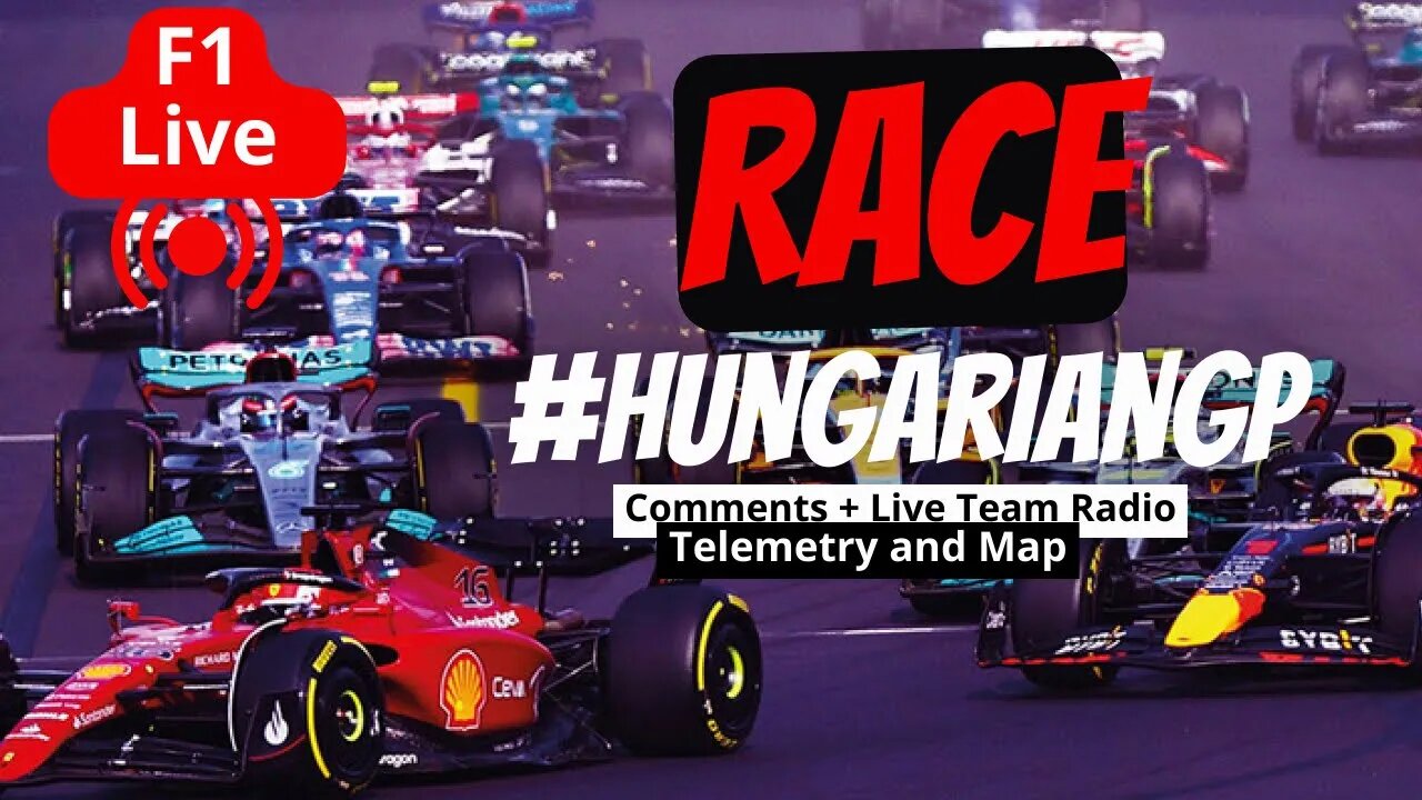 Live #hungariangp Race | Team radio live | Live Timing and GPS Map