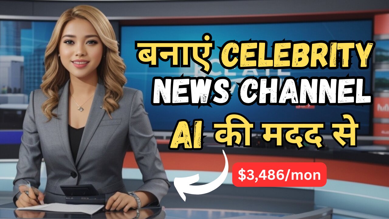 AI Celebrity News Channel: Celebrity Gossip Se $2,486/Month Kamayein!