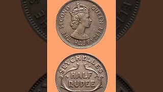 SEYCHELLES ½ RUPEE 1974.#shorts @COINNOTESZ
