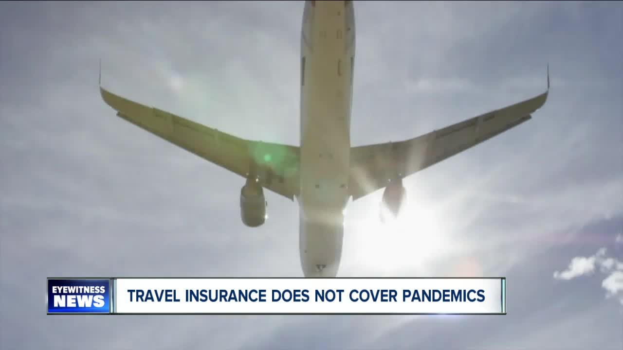 Travel insurance does not cover a pandemic