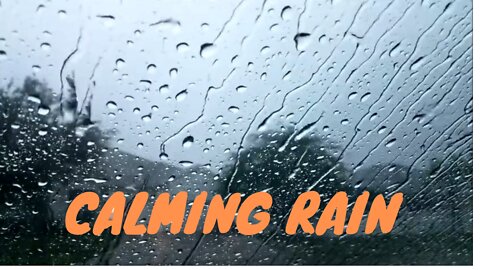 Calming rain on Car to fall asleep, study or meditate.