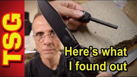 What is a Ferro Rod and the knives that make a spark?