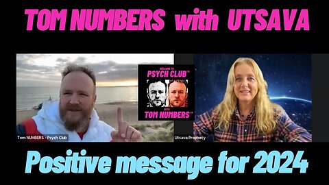 NEW SHOW - TOM NUMBERS WITH UTSAVA - A POSITIVE MESSAGE FOR 2024…