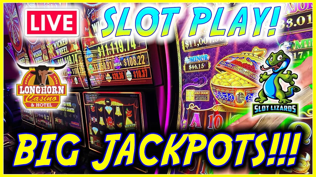 🔴 LIVE SLOTS! LET'S GET OUR MOJO BACK! MONSTER JACKPOTS INCOMIN! LET'S GO! LONGHORN CASINO!