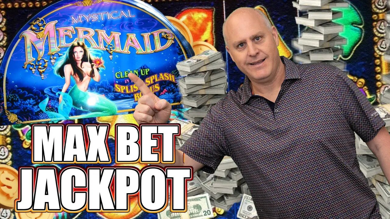 Mystical Mermaid Hits a Max Bet Bonus Jackpot!