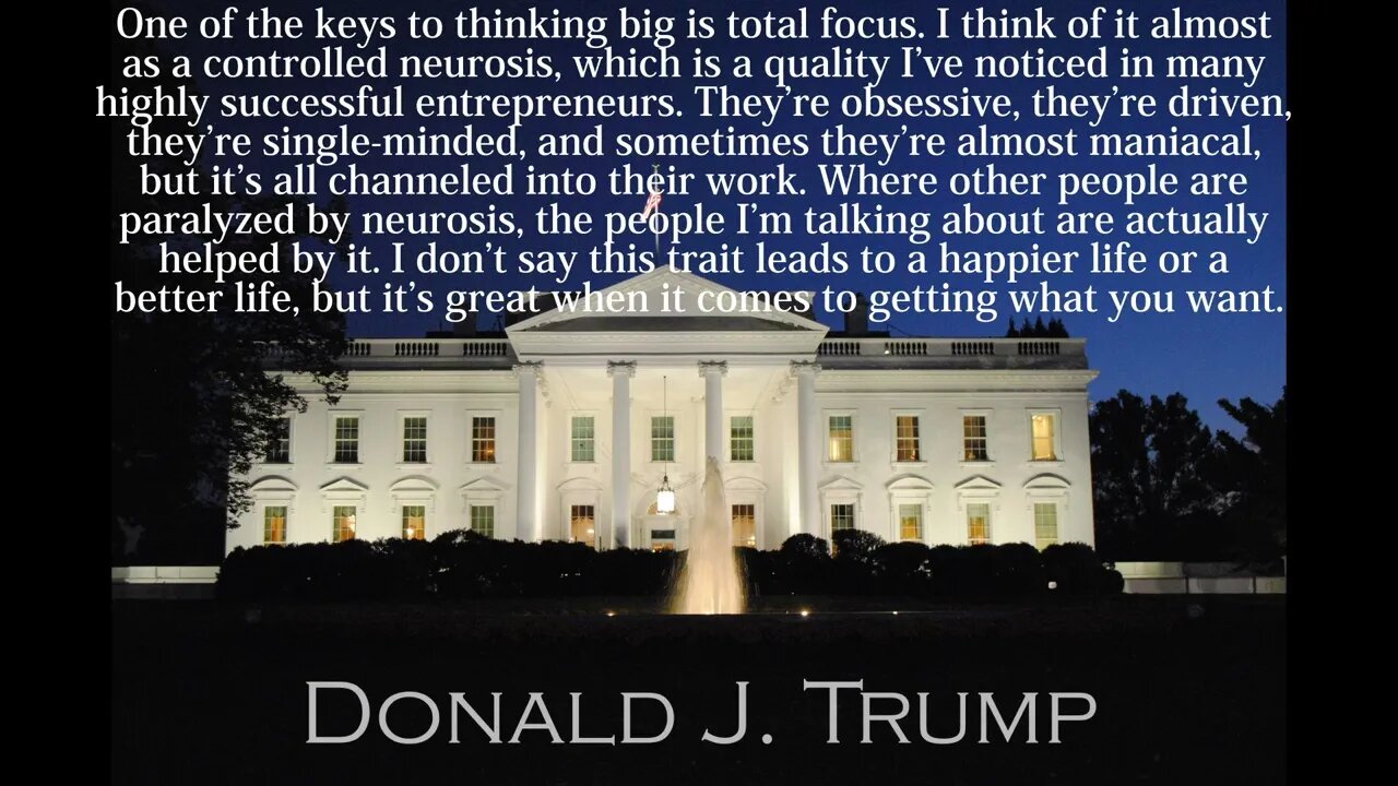 Donald Trump Quotes - One of the Keys...