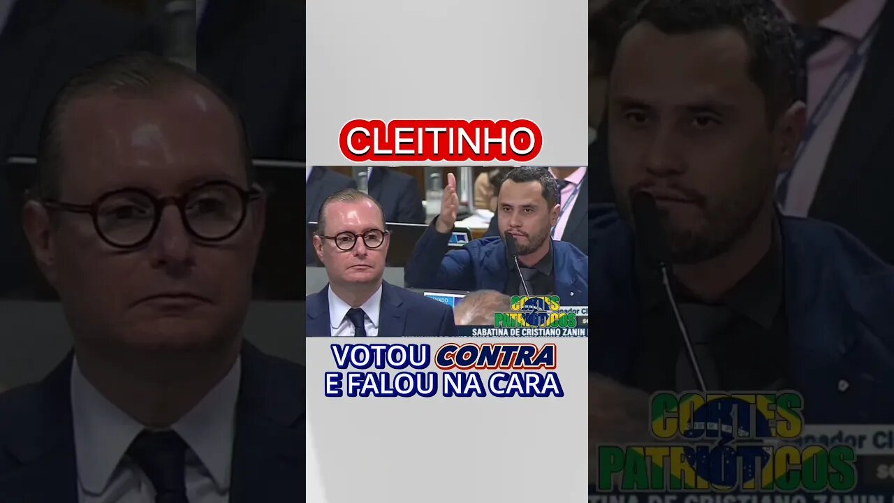 Cleitinho Fala na Cara de Zanin que Votou Contra