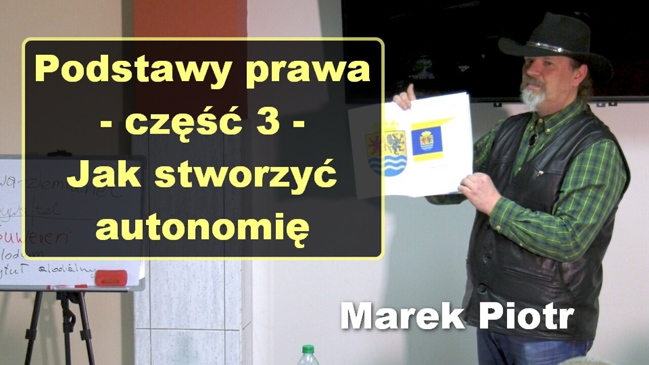 Podstawy prawa, cz. 3 - Jak stworzyc autonomie - Marek Piotr