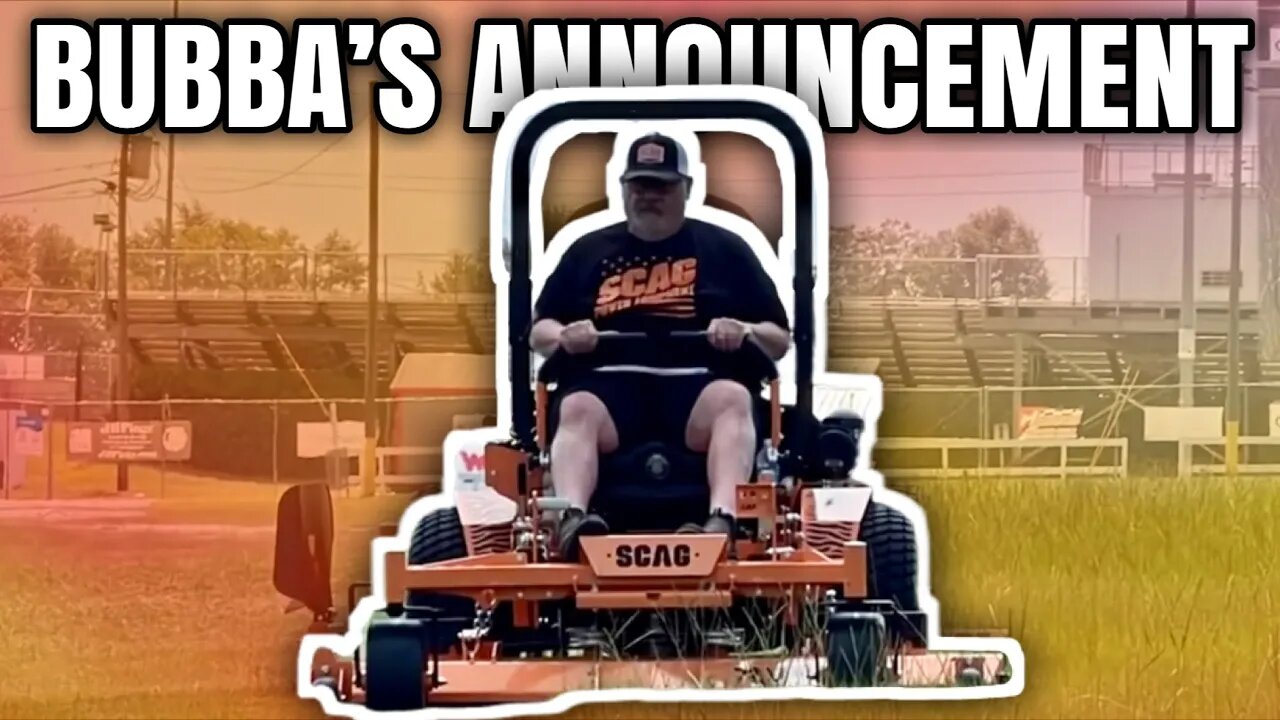 Bubba's Big Announcement: Join Him as He Becomes an Official Spokesperson for SCAG Mowers!