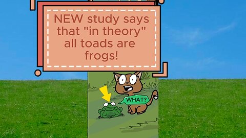 New study says all toads are frogs!