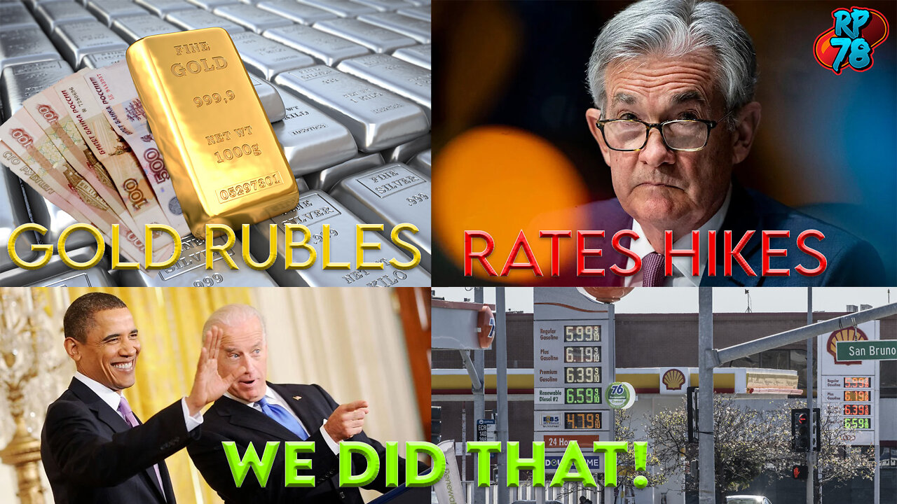 Stock Market Decline, Biden GDP Drop & Fed Rate Hikes Sending Gold To $3k!