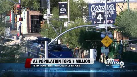 Population of Arizona tops 7 million