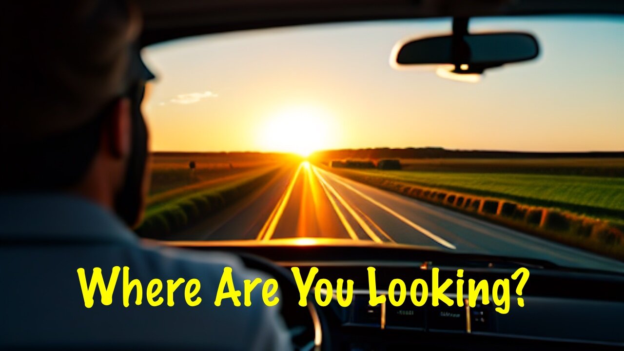 Another Way Of Saying The Windshield Is Bigger Than The Rear View Mirror